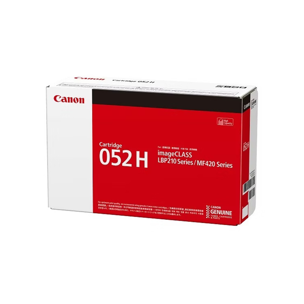 Canon 佳能 052H BK 原廠黑色碳粉匣