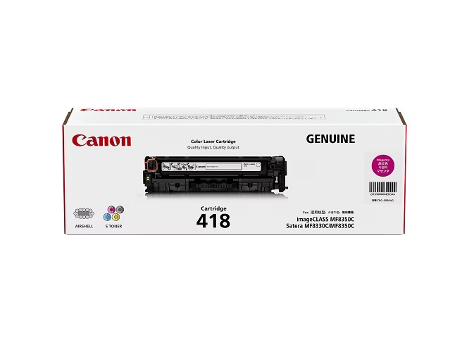 Canon 佳能 418M 原廠紅色碳粉匣