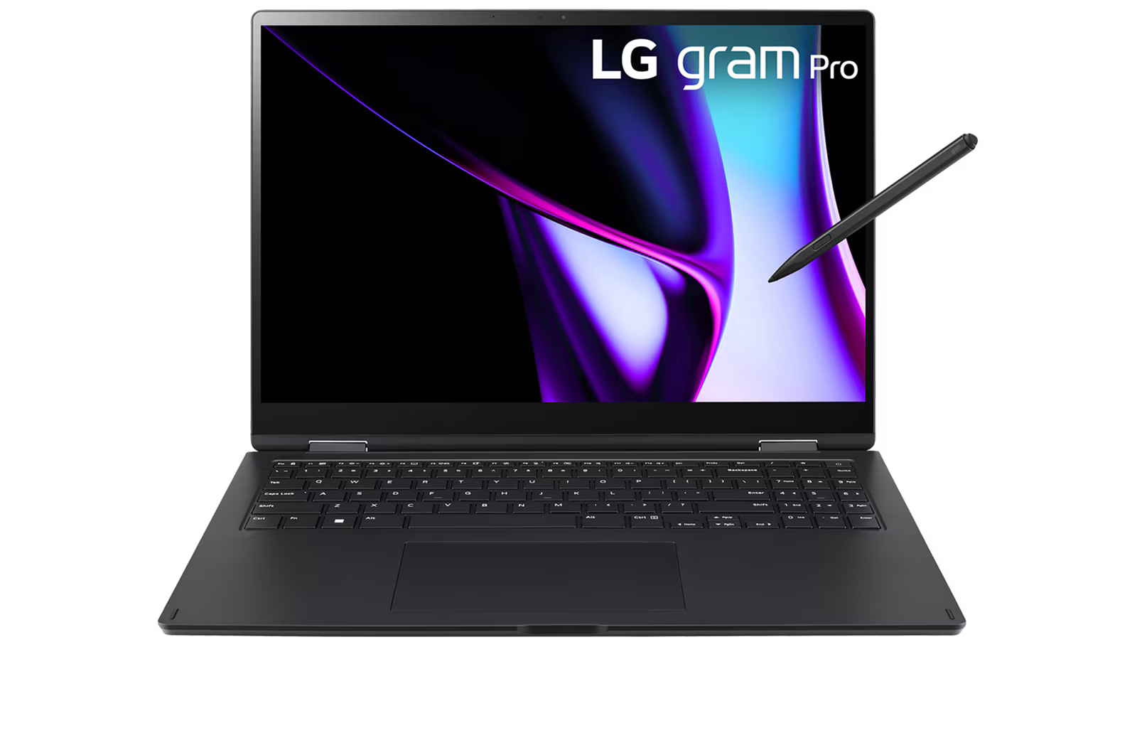 LG 樂金 gram Pro 16'' 極致輕薄 2-in-1 AI 翻轉觸控筆電 - 曜石黑