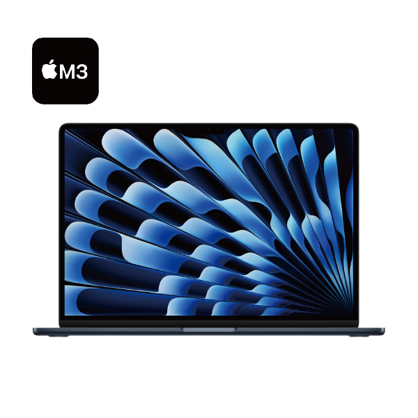 Apple 15 吋 MacBook Air M3晶片 8 核心 CPU 8 核心 GPU 16GB 統一記憶體 256GB SSD 儲存裝置