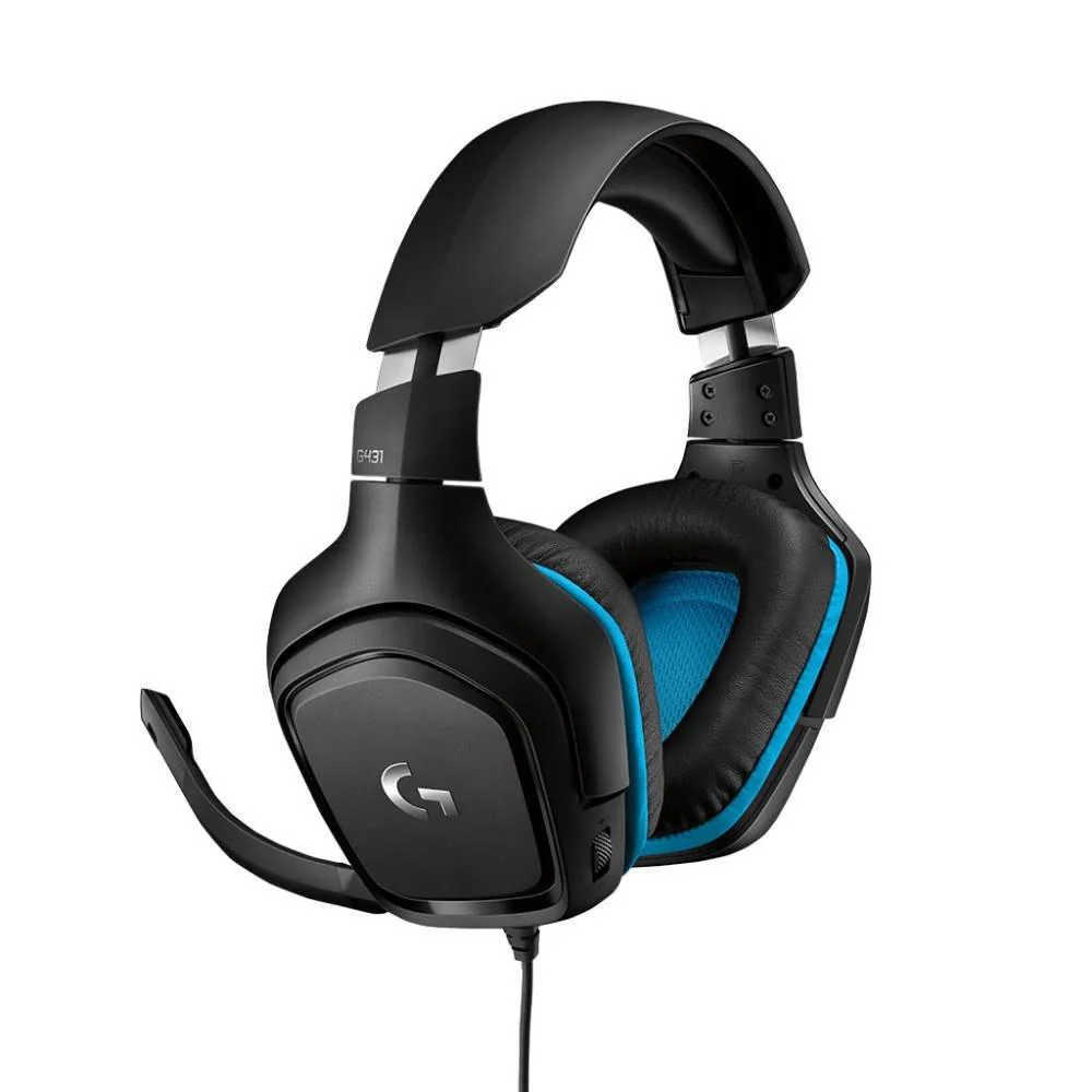 Logitech 羅技G G431 電競 耳機麥克風 - 黑