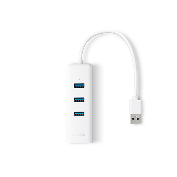 TP-Link UE330 3 埠 USB 3.0 集線器與 Gigabit USB 網卡
