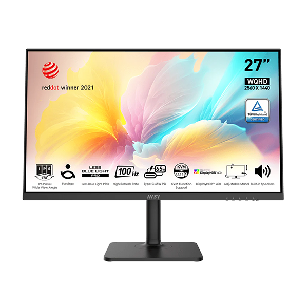 MSI 微星 Modern 美型商務100Hz 旋轉顯示器 MD272QXP