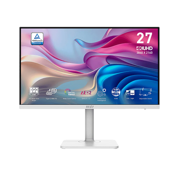 MSI 微星 Modern 4K UHD 60Hz 可動美型護眼螢幕 MD272UPHW