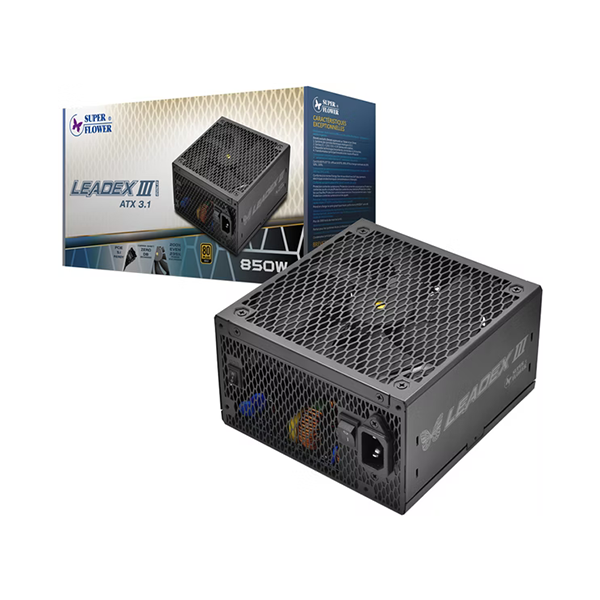 SUPER FLOWER 振華 LADEX III 金牌ATX 3.1 650/750/850/1000W 黑色電源供應器