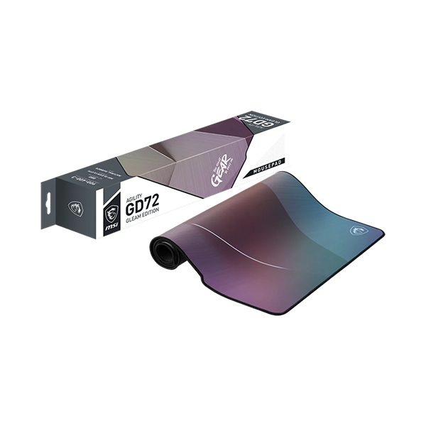 MSI 微星 AGILITY GD72 GLEAM EDITION 彩虹膜防潑水散熱鼠墊