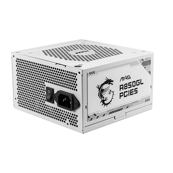 MSI 微星 MAG A850GL PCIE5 WHITE 金牌  白電源供應器