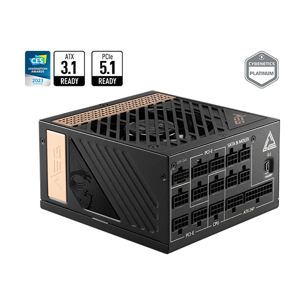 微星 MSI MEG Ai1300P PCIE5 白金牌 電源供應器