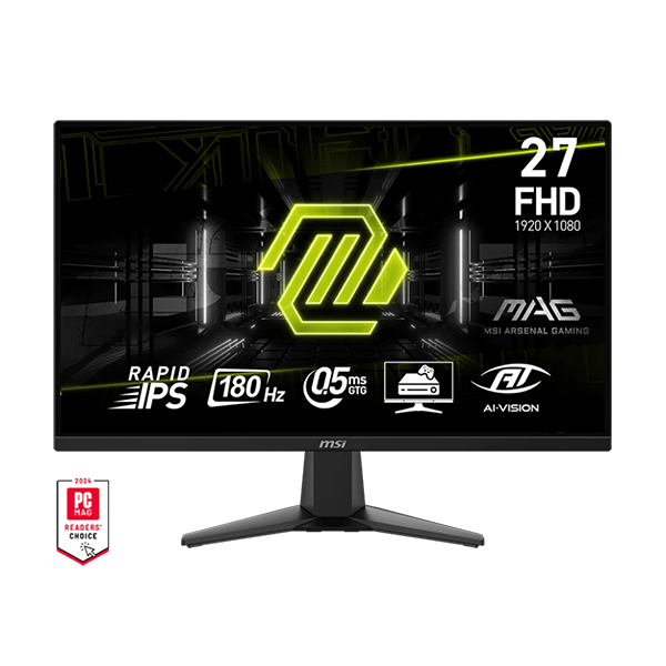 MSI 微星 MAG 275F 電競顯示器 (IPS / 0.5ms / 180Hz / AI Vision)