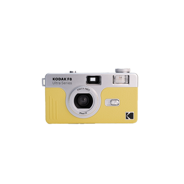 Kodak 柯達 F8 黃色 柯達復古底片相機