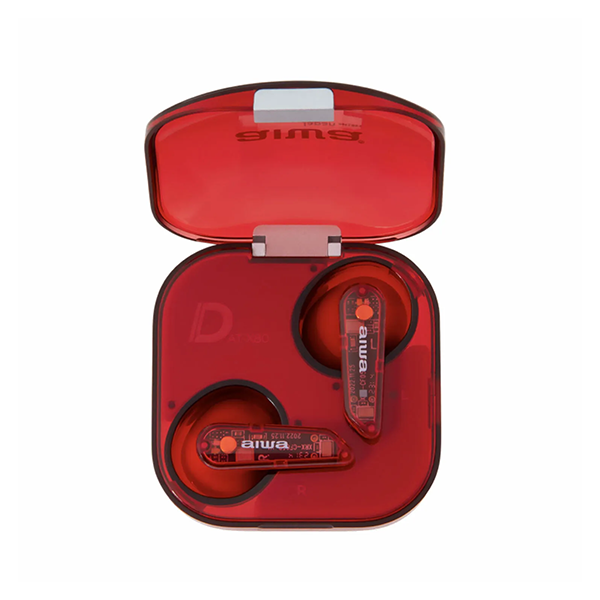 Aiwa 愛華 真無線藍牙耳機AT-X80D 紅色