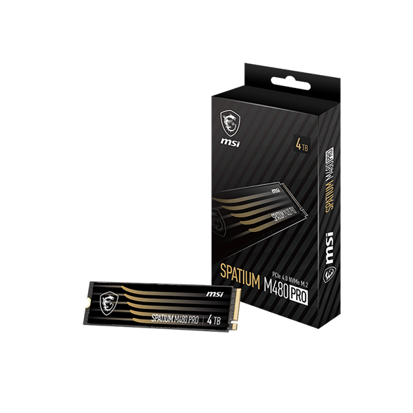 MSI 微星 SPATIUM M480 Pro PCIe 4.0 NVMe M.2 1TB 固態硬碟 SSD