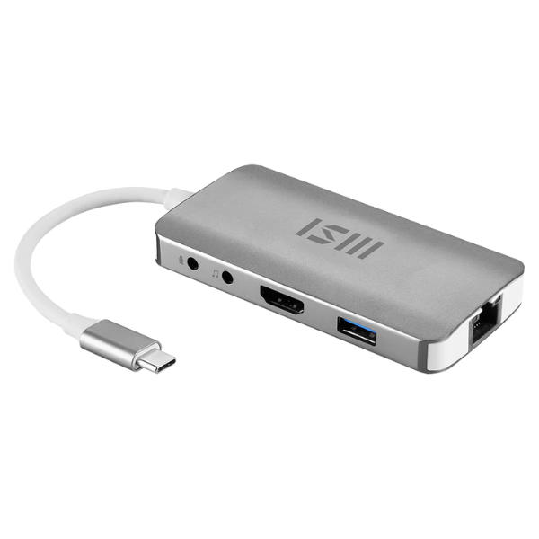 MSI 微星 9-in-1 Type-C 多功能擴充轉接器｜支援 HDMI / RJ45 / USB / SD / PD 快充｜鋁合金輕薄設計
