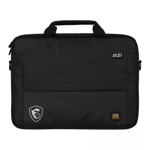 MSI 微星 Topload Bag 20週年紀念款｜15.6吋筆電手提包 / 商務簡約風格 / 多層收納
