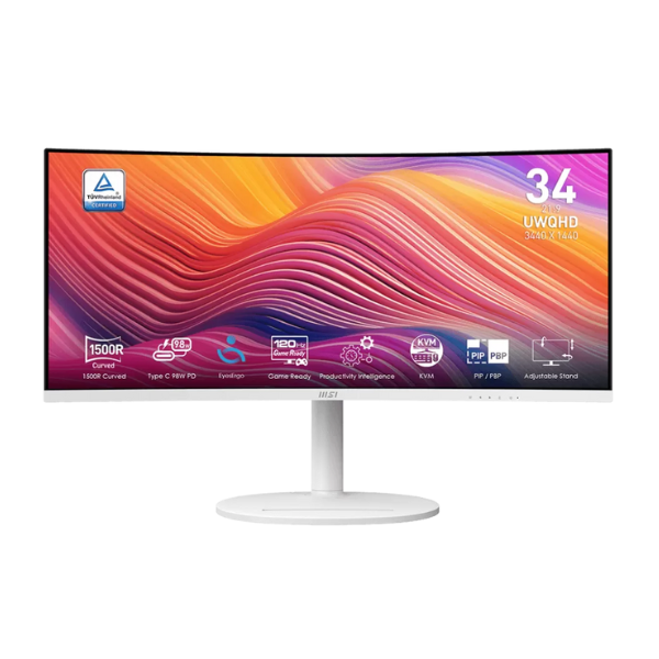 MSI 微星 Modern MD342CQPW 34吋曲面超寬螢幕 UWQHD 3440x1440