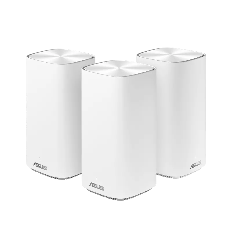 ASUS 華碩 AC1500M 包含三台 路由器(ZENWIFI-AC-MINI-CD6-WH-3PCS)三台一組超大覆蓋範圍 同級內WIFI最強規格 大坪數/透天/商用空間首選