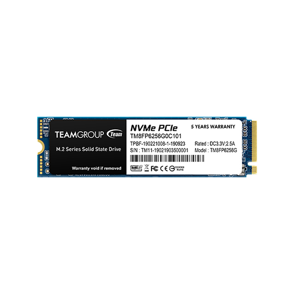 TEAM十銓 MP33 256G M.2 PCI-E SSD ( TM8FP6256G0C101 )內接固態式硬碟