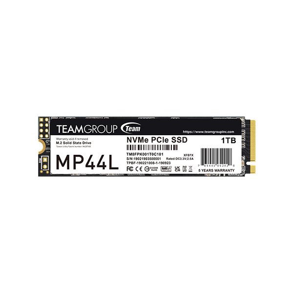 TEAM十銓 MP44L 1TB M.2 PCIe SSD ( TM8FPK001T0C101 )內接固態式硬碟