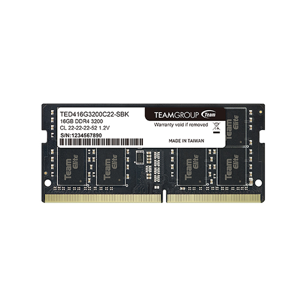 TEAM十銓 ELITE SO-DIMM D4-3200 16GB NB ( TED416G3200C22-S01 )記憶體