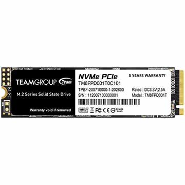 TEAM十銓 MP33 PRO 1TB M.2 PCIe SSD ( TM8FPD001T0C101 )內接固態式硬碟
