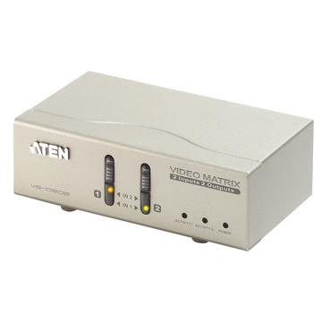 ATEN 二進二出矩陣式切換器(300MHz) ( VS0202 )