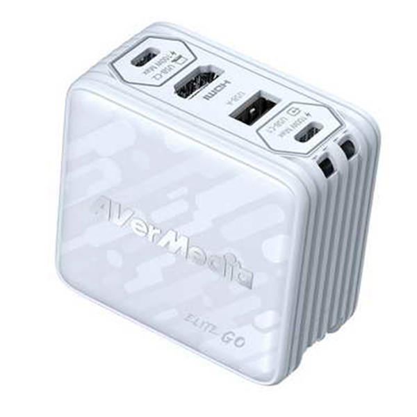 AVERMEDIA 圓剛 ELITE GO GC313Pro影像擷取充電器 ( GC313ProW /61GC313PROA5 )