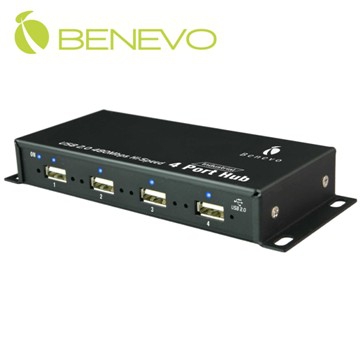 BENEVO 工業型4埠USB2.0集線器 ( BUH234 )