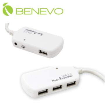 BENEVO BUE006U4 UltraRepeater 6M 4埠 USB 2.0 主動式訊號放大延長線