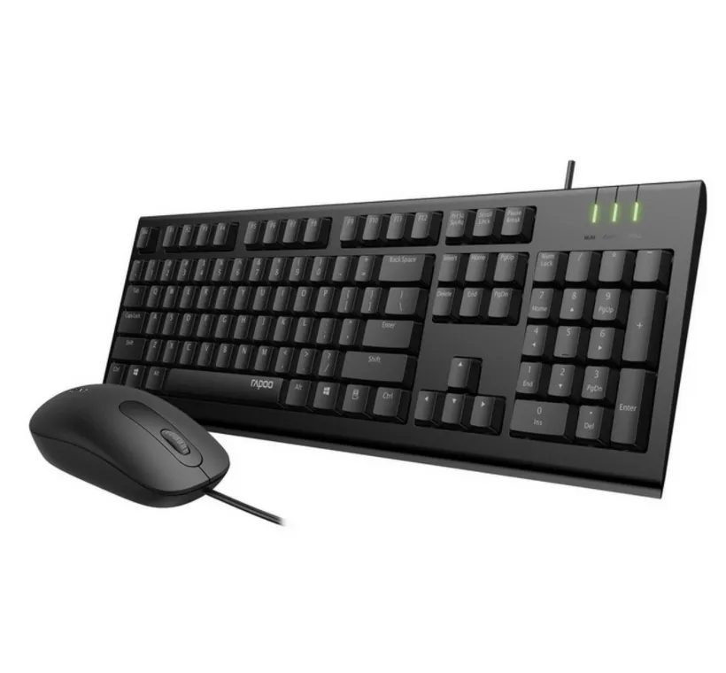 Rapoo 雷柏 X120PRO 有線光學鍵鼠組 有線鍵盤滑鼠套裝 注音鍵盤