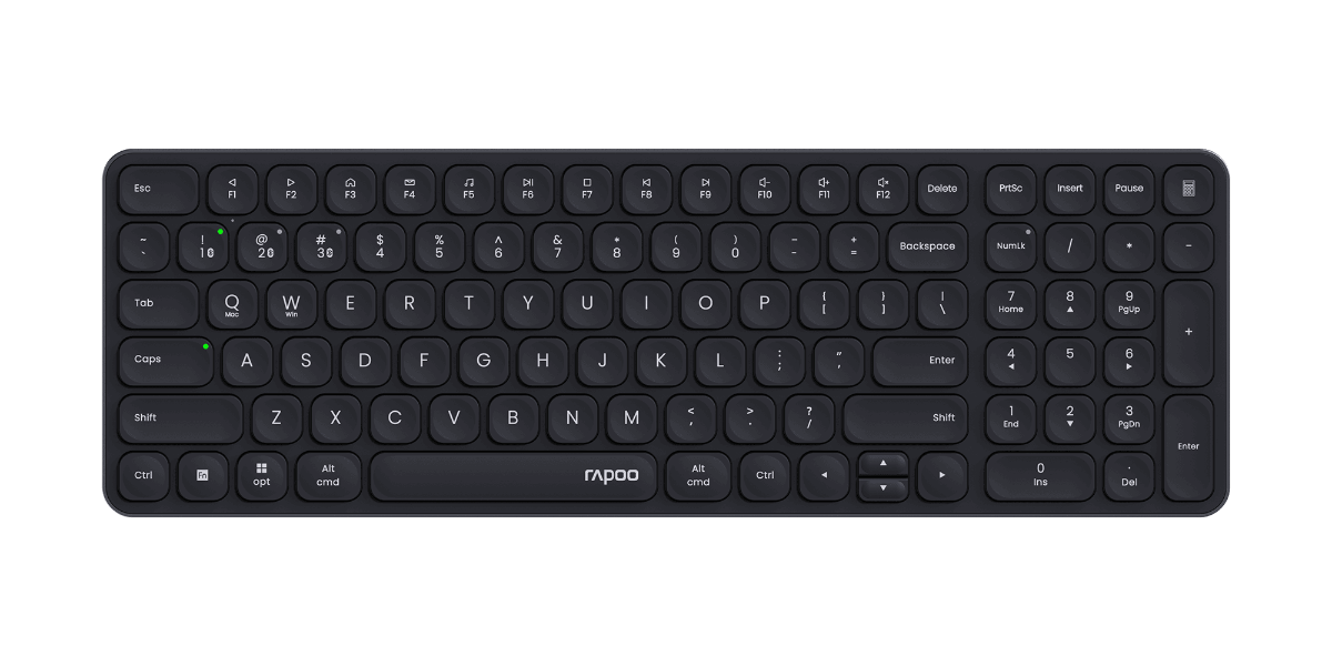 rapoo 雷柏 E9300G高雅系多模無線鍵盤 MAC/WINDOWS/黑