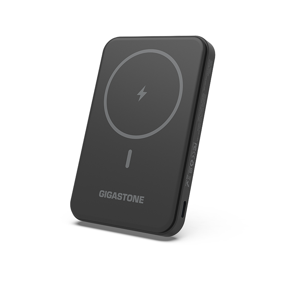 GIGASTONE MP-5000W GO 15W磁吸行動電源-黑