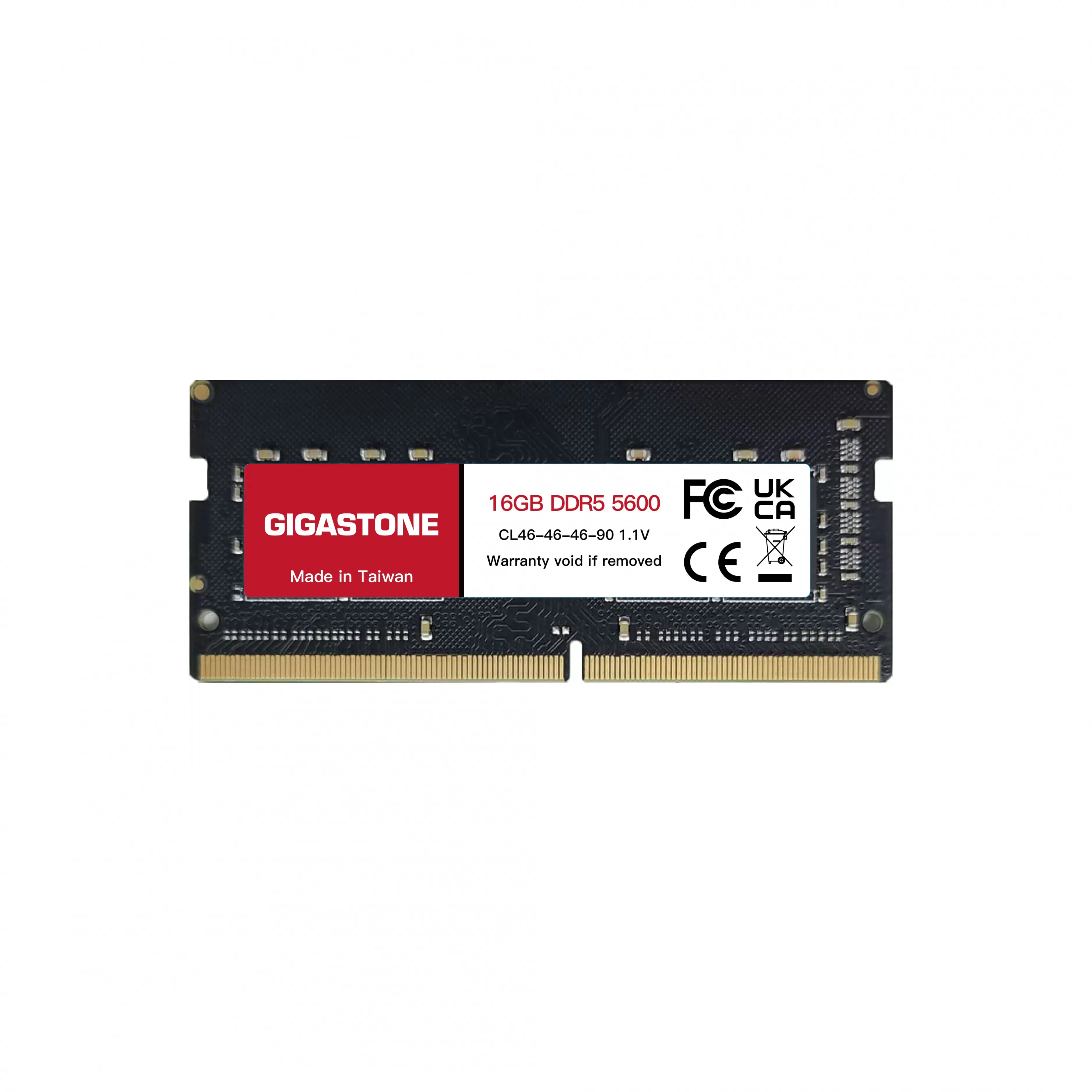 GIGASTONE DDR5 SODIMM 5600MHz 16G 筆記型記憶體