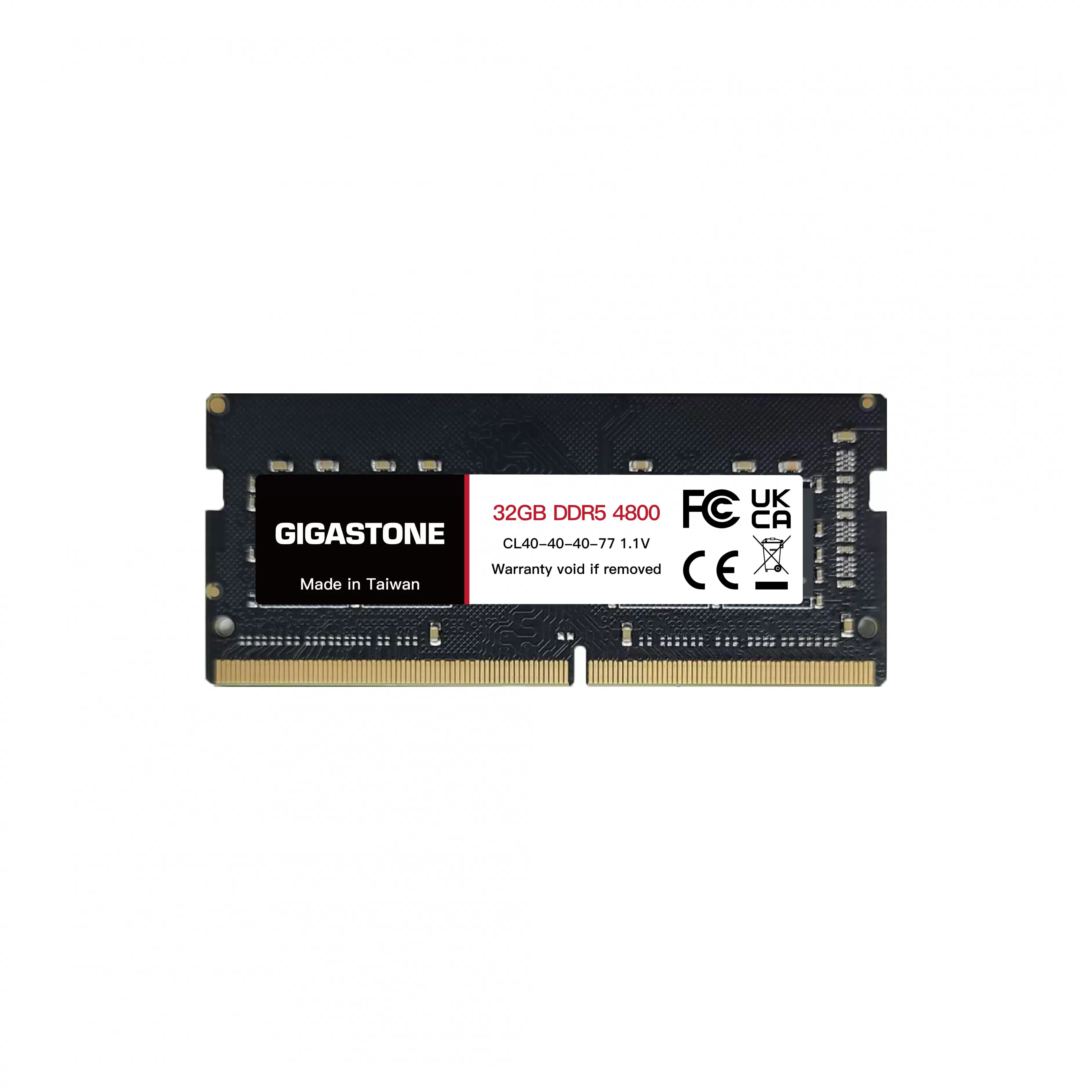 GIGASTONE DDR5 SODIMM 4800MHz 32G 筆記型記憶體