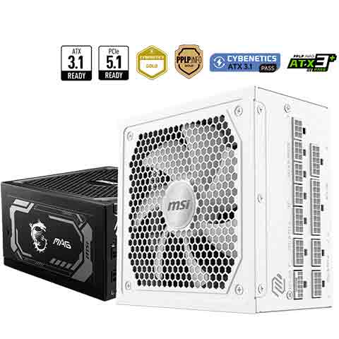 微星 MSI MEG A1000GL PCIE5 金牌 電源供應器