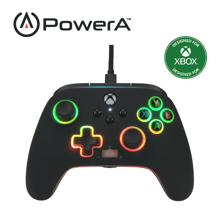 【PowerA】XBOX官方授權炫光有線遊戲手把 ( 1522360-01 )