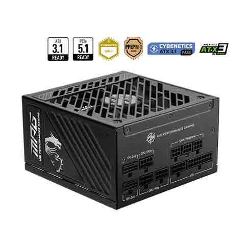 微星 MSI MPG A1250GS PCIE5 II  電源供應器