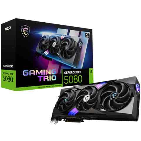 MSI 微星 RTX 5080 16G GAMING TRIO 顯示卡