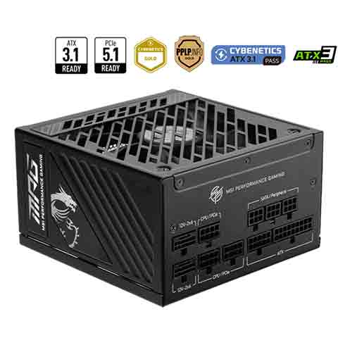 MSI 微星 MPG A850GS PCIE5 電源供應器 / 金牌