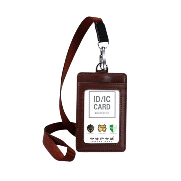 【客製禮贈品】時尚牛皮多卡識別證卡套