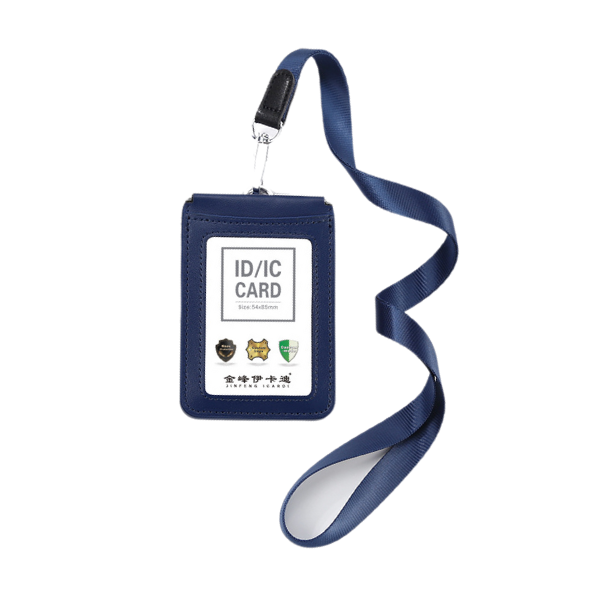 【客製禮贈品】牛皮翻蓋識別證卡套