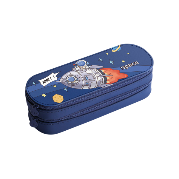【客製禮贈品】太空圖案大容量文具筆袋
