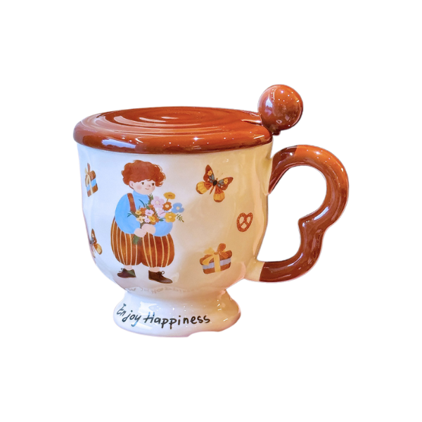 【客製禮贈品】情侶圖案咖啡馬克杯