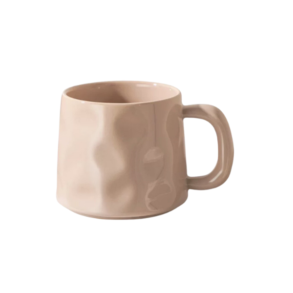 【客製禮贈品】錘紋梯形咖啡馬克杯