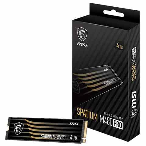 MSI 微星 MSI SPATIUM M480PRO PCIe4.0 NVMe M.2 2T 固態硬碟