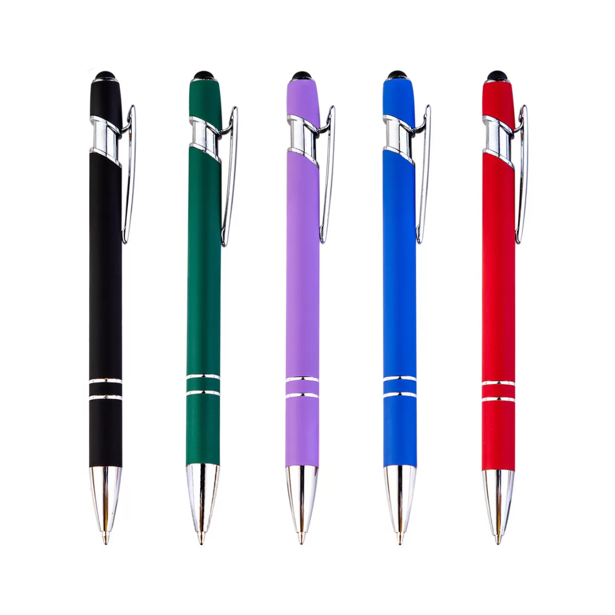 【客製禮贈品】金屬橡膠桿3C觸控廣告筆