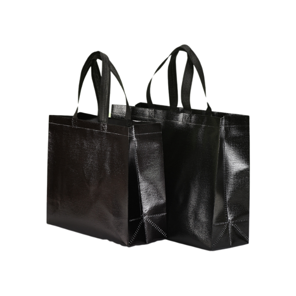 【客製化】時尚黑不織布購物袋