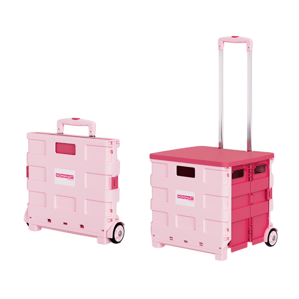 【客製禮贈品】兩輪撞色折疊購物車