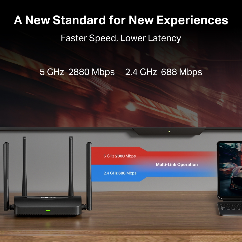 Mercusys 水星 MR25BE BE3600 雙頻 Wi-Fi 7 路由器