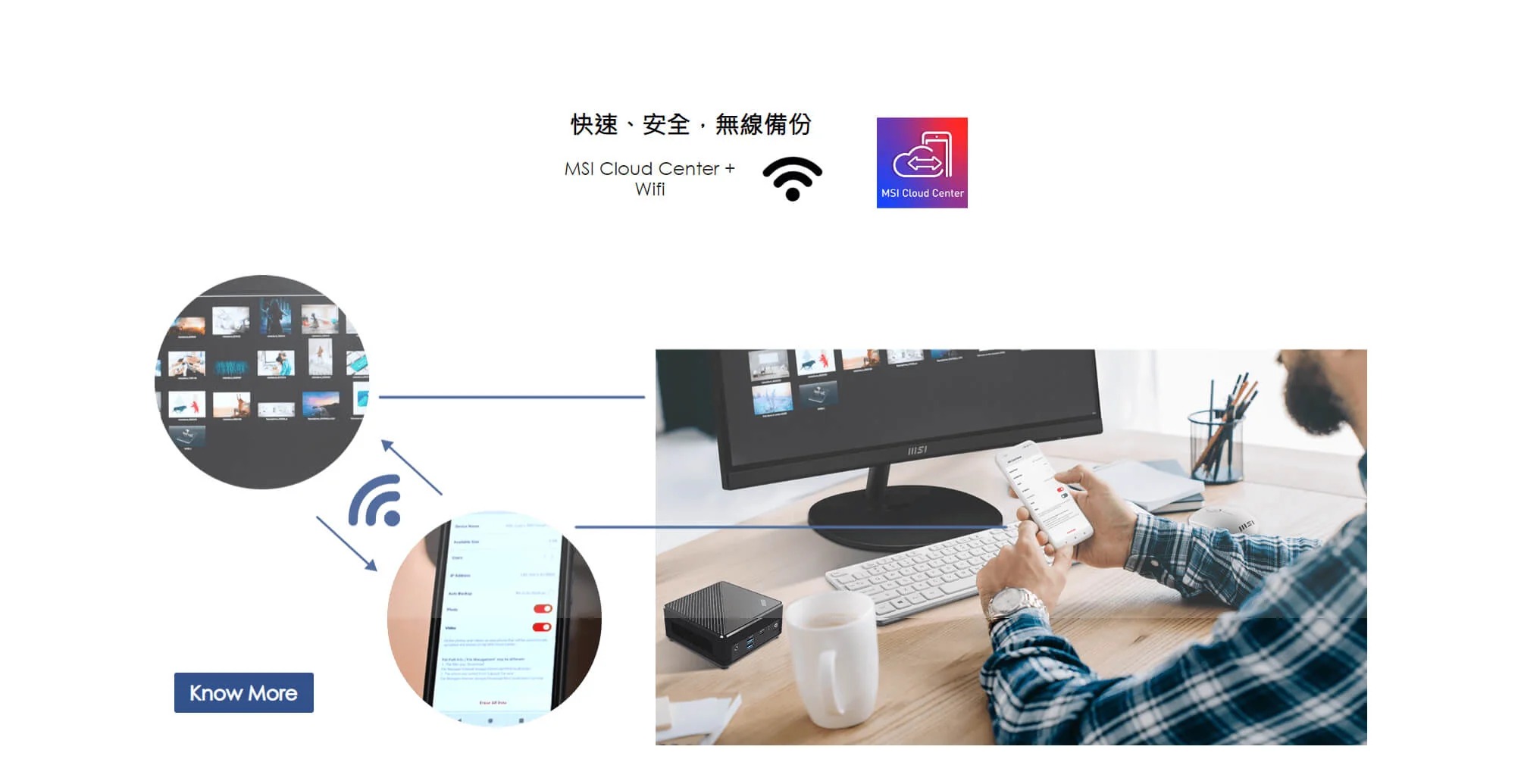MSI 微星 Cubi N ADL-021BTW 超迷你電腦 N100 / Barebone 無記憶體儲存 / 無作業系統