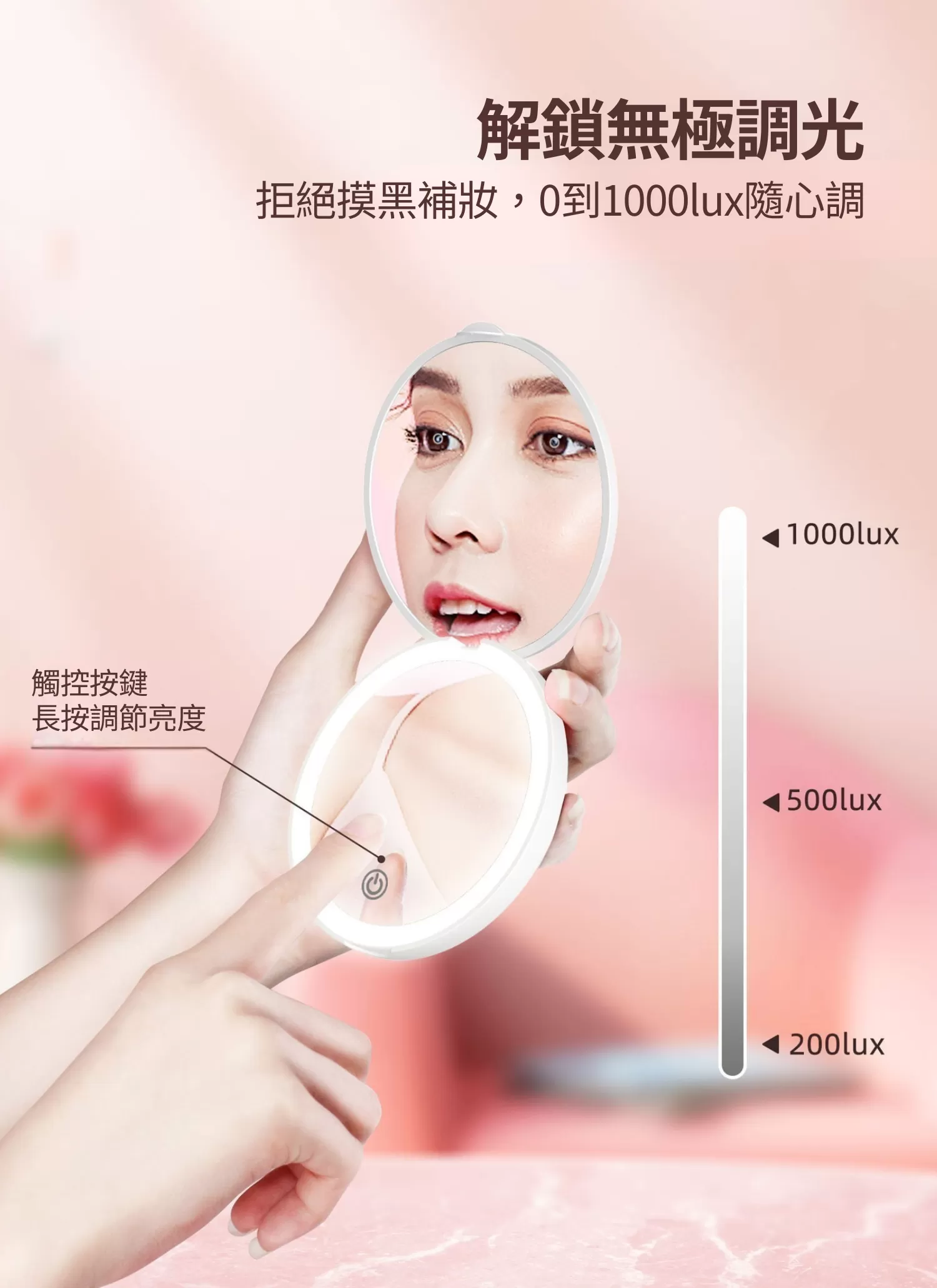 【客製禮贈品】折疊手持LED隨身化妝鏡,實際價格以報價為主,U60530004,【客製禮贈品】折疊手持LED隨身化妝鏡,商品規格,客製禮贈品專區